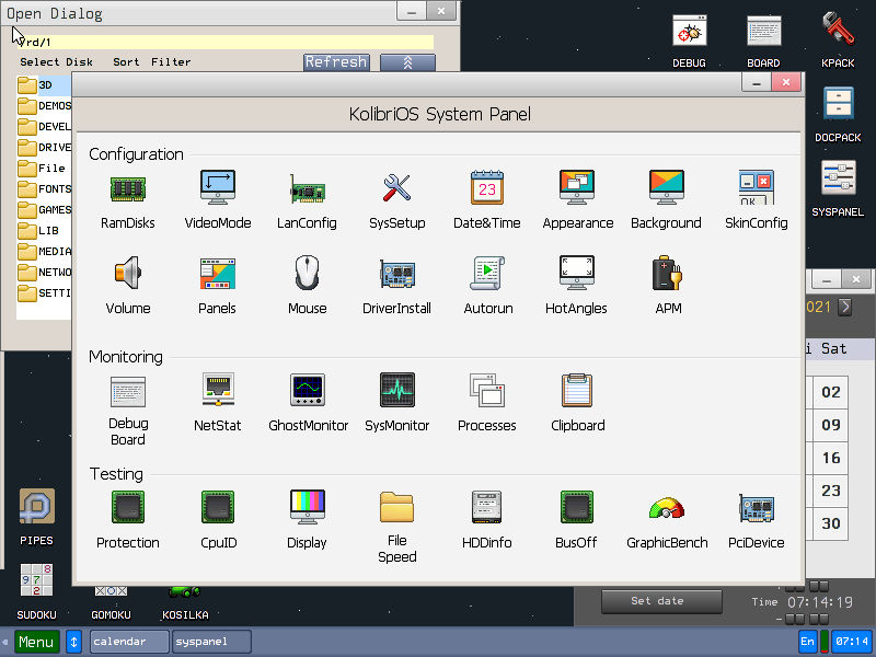 还真有一款纯汇编撸的操作系统 KolibriOS