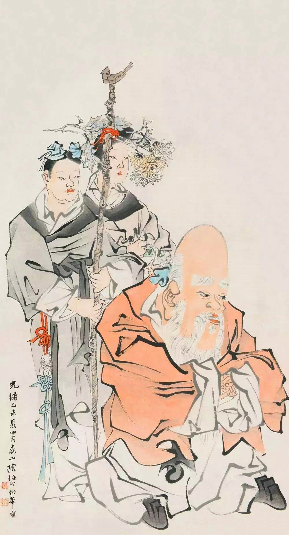 任伯年绘画珍赏 (任伯年笔下的经典人物画高清80幅)