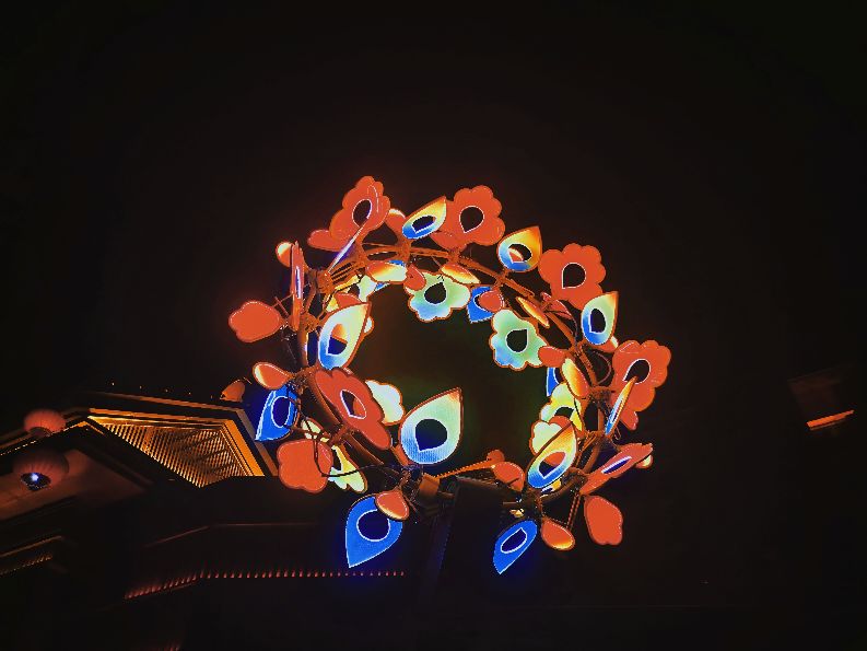 大唐不夜城夜景手机拍摄,大唐不夜城手机能拍出什么效果