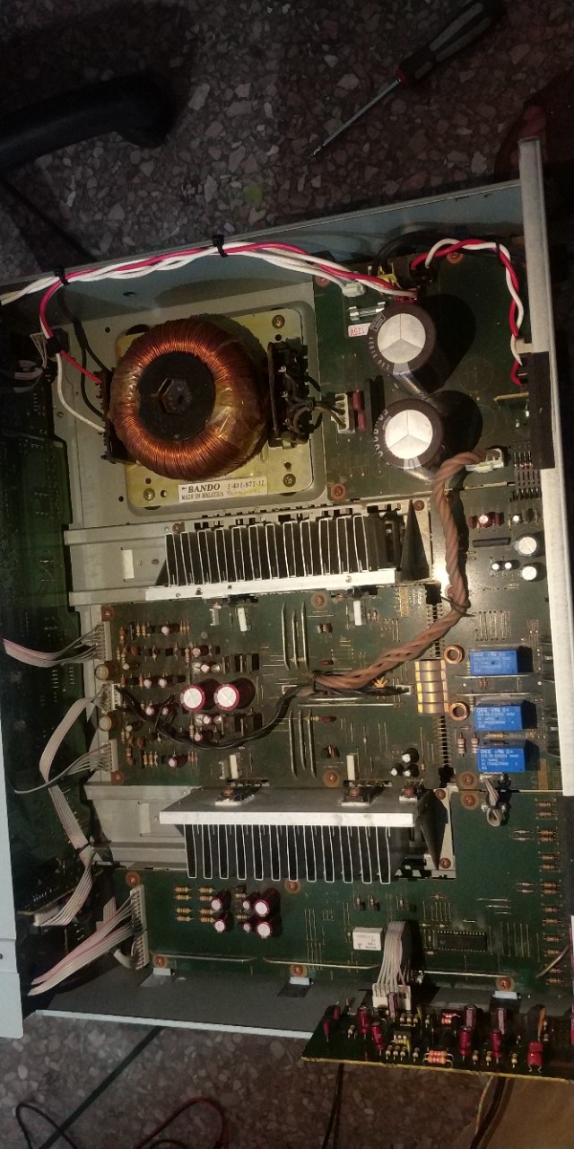 评测拆机解刨日本SONYTA-FB720R纯音乐功放