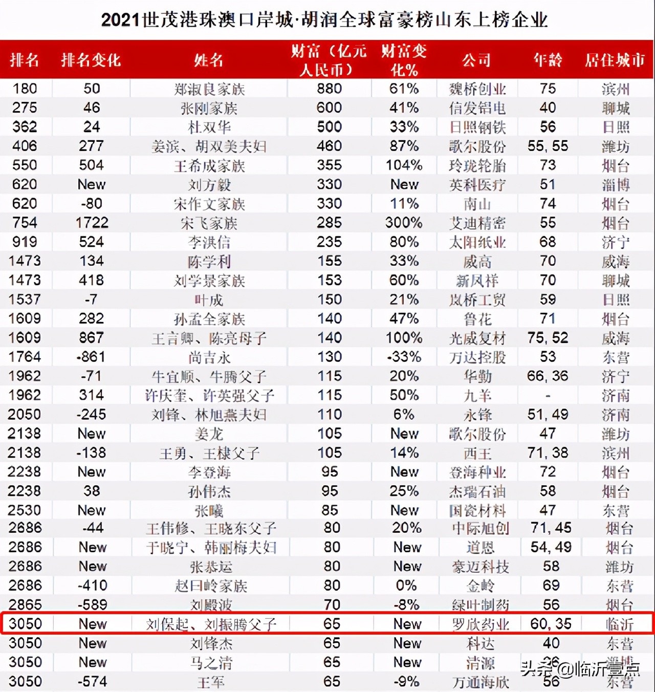 2009年临沂首富,临沂罗欣药业现状
