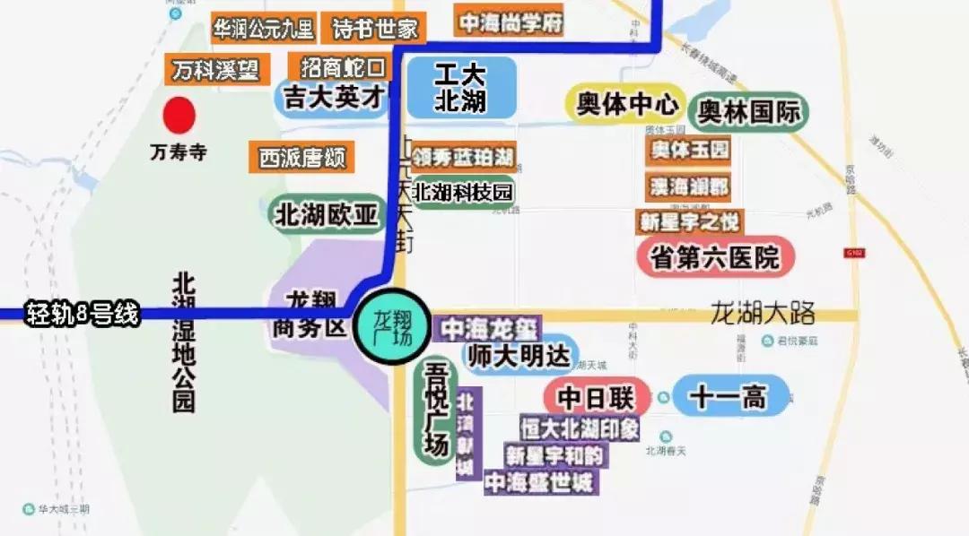 长春北湖搬迁规划,长春北湖新区长春工大