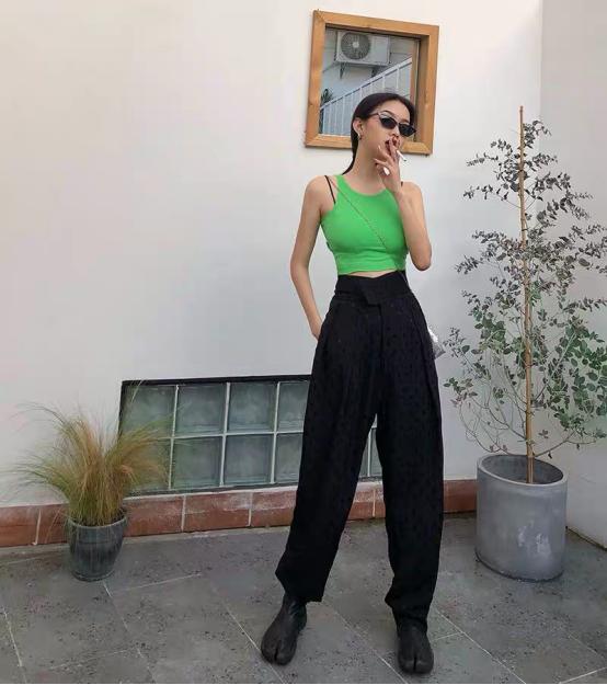 潮流港风穿搭,复古港风休闲显瘦穿搭