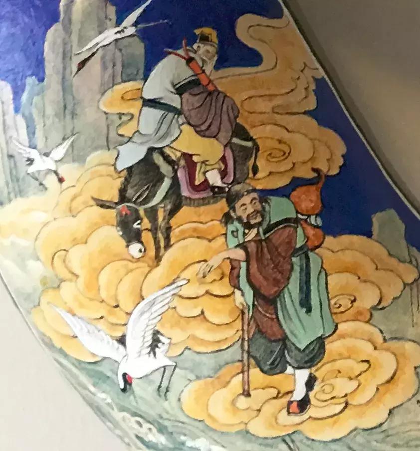 五福临门葫芦工笔,中国工笔画葫芦