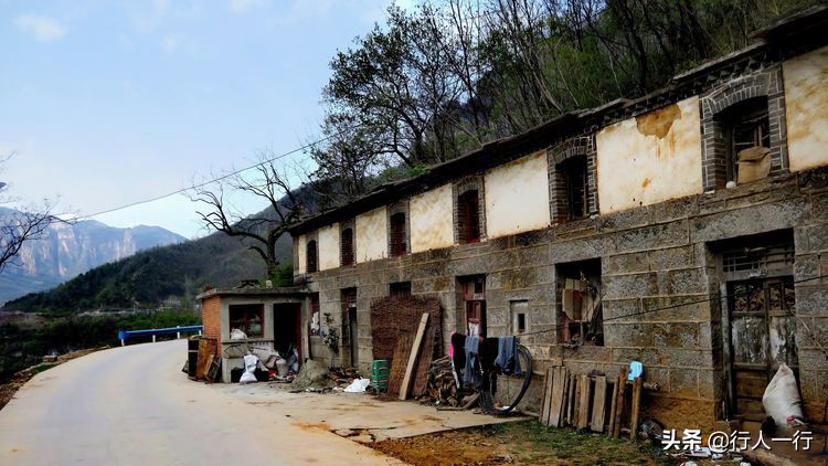 河南太行山悬崖古村,林州太行绝美古村落