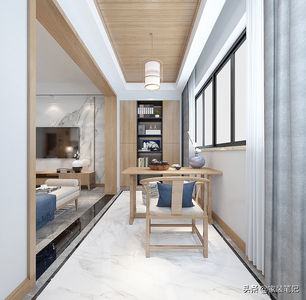 中式这样装，让人一见倾心，整洁到“一尘不染”，让人觉得很舒服