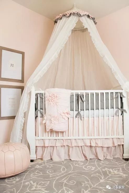 床幔一整套,床帘一体式布置