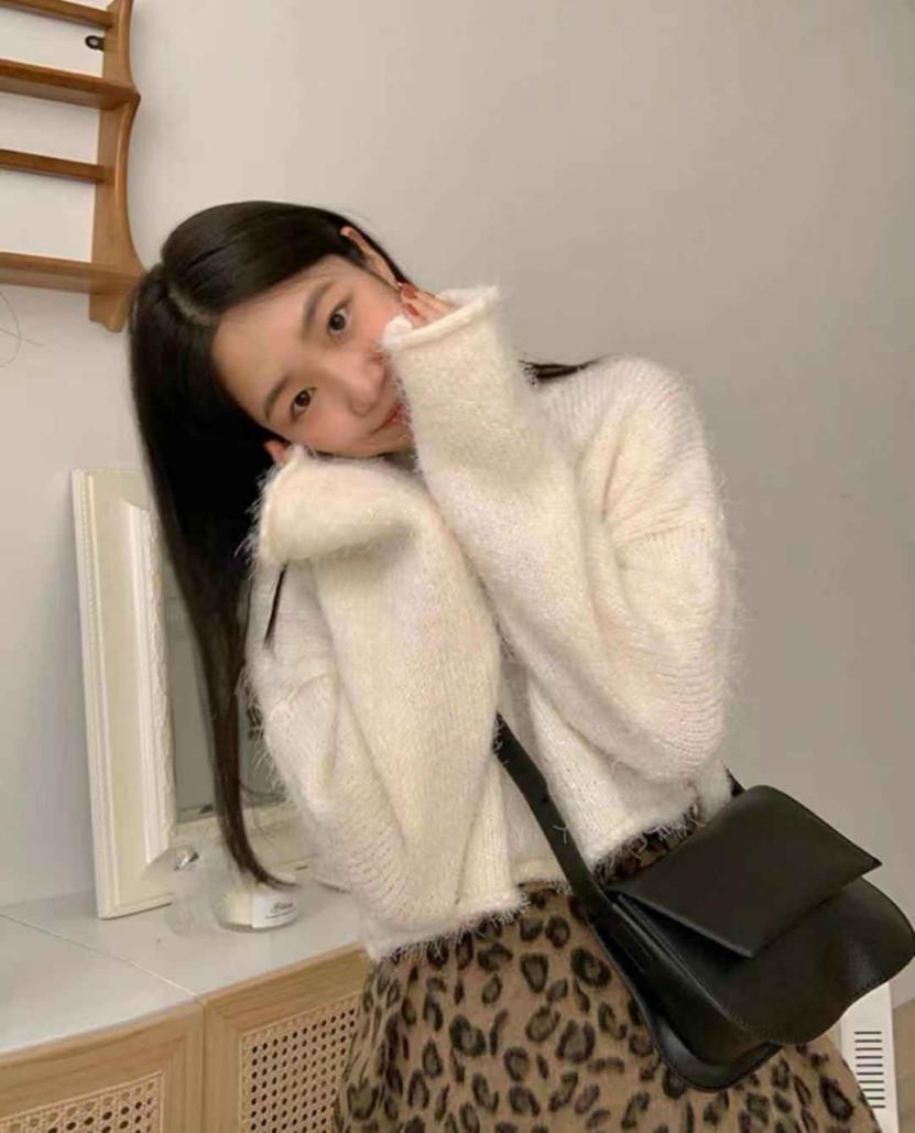 冬季女生韩系风穿搭技巧,韩系穿搭男友风冬季穿搭