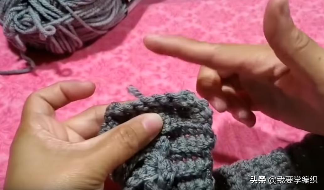 女生发带编辫子教程,女士中长发用发带编头发教程