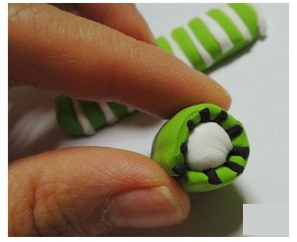 透明粘土猕猴桃,轻粘土猕猴桃