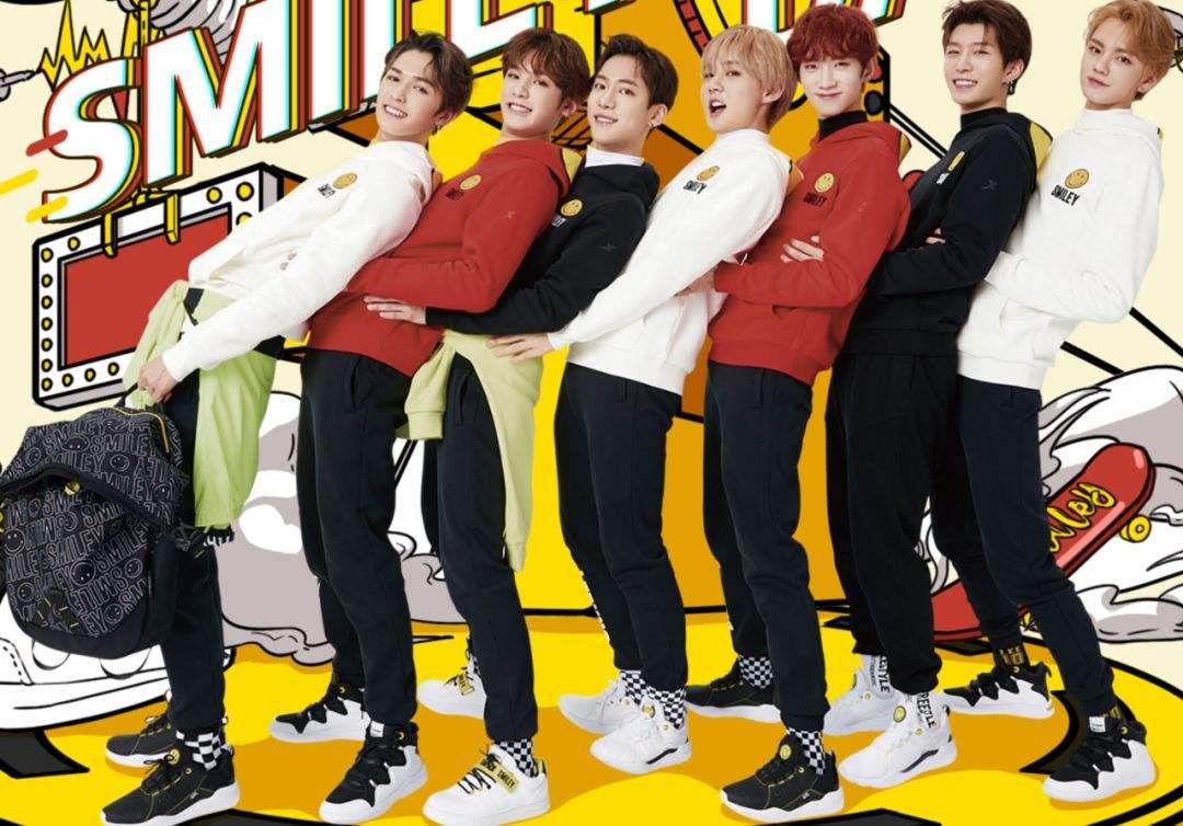 乐华七子2018合照,乐华七子合照模糊