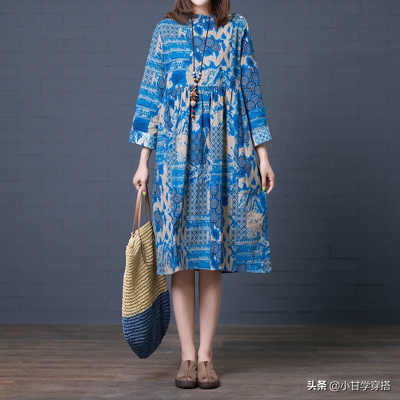 胖mm显瘦v领连衣裙,连衣裙大码胖mm显瘦遮肉