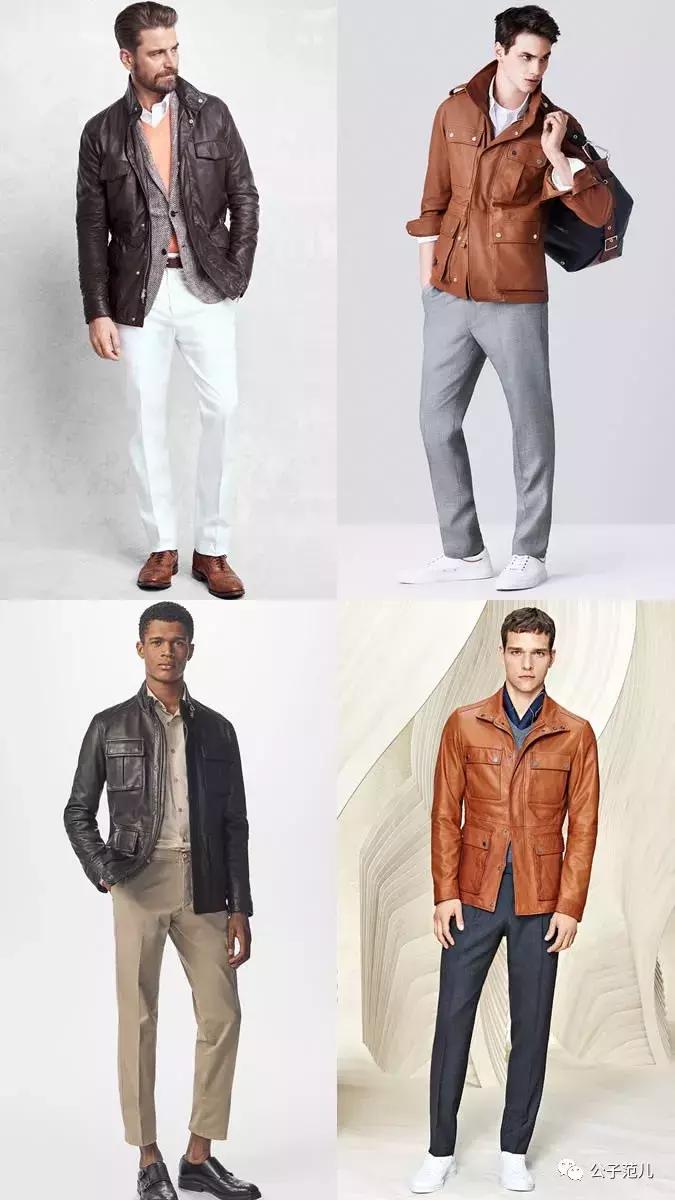 皮夹克机车风,肌肉男机车皮夹克