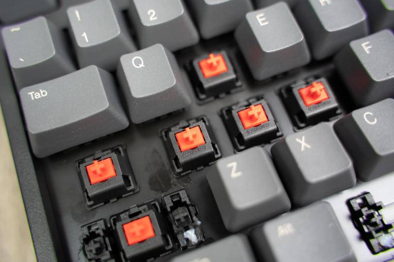 雷柏青轴机械键盘,雷柏v860-87青轴机械键盘评测