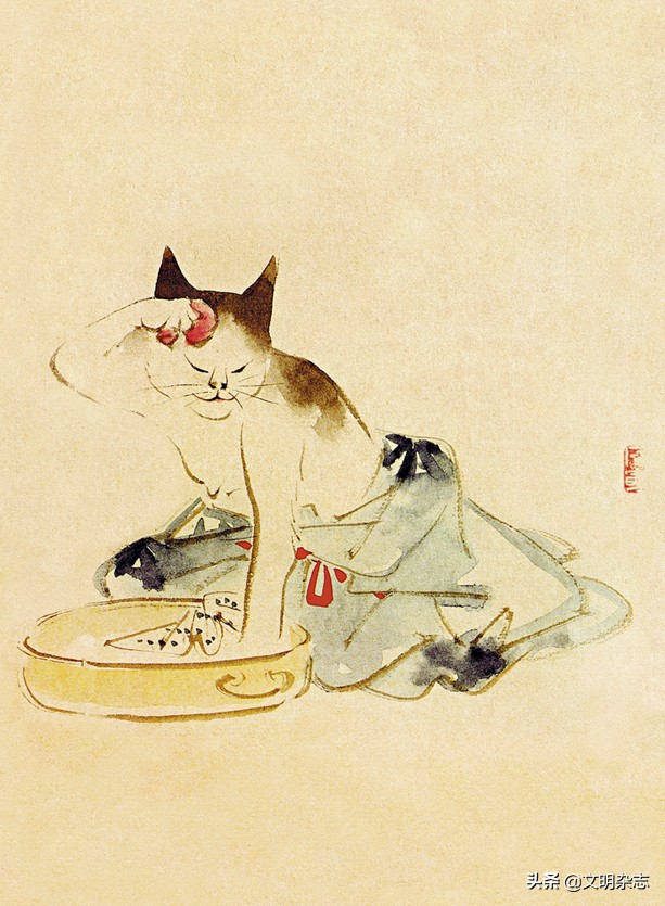 伶俐多变：文学与绘画中的猫形象