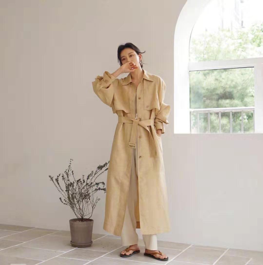 最近流行的大地色穿搭,韩国大地色系穿搭女