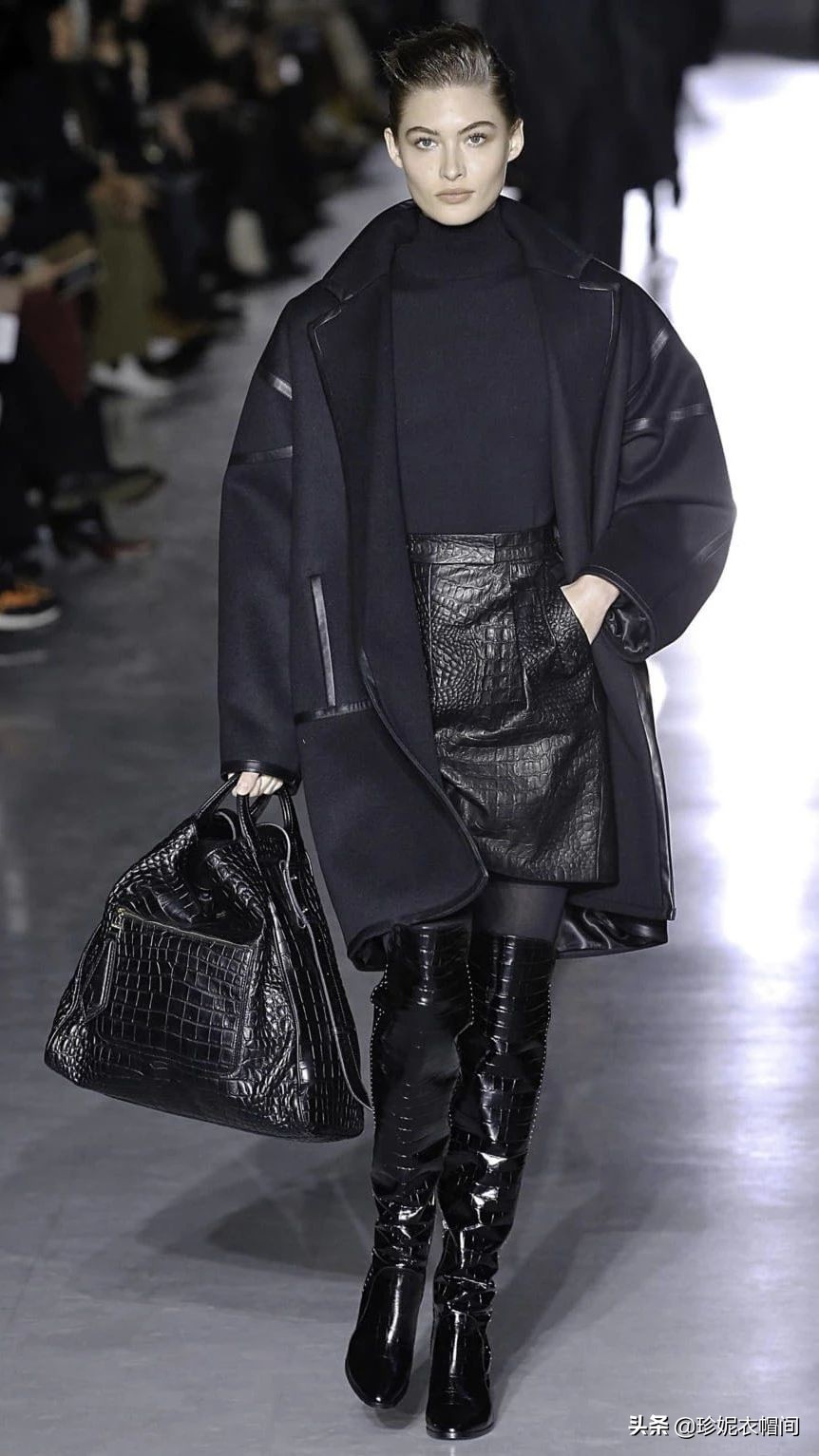 带你走上时尚前沿,鳄鱼皮纹如何穿搭