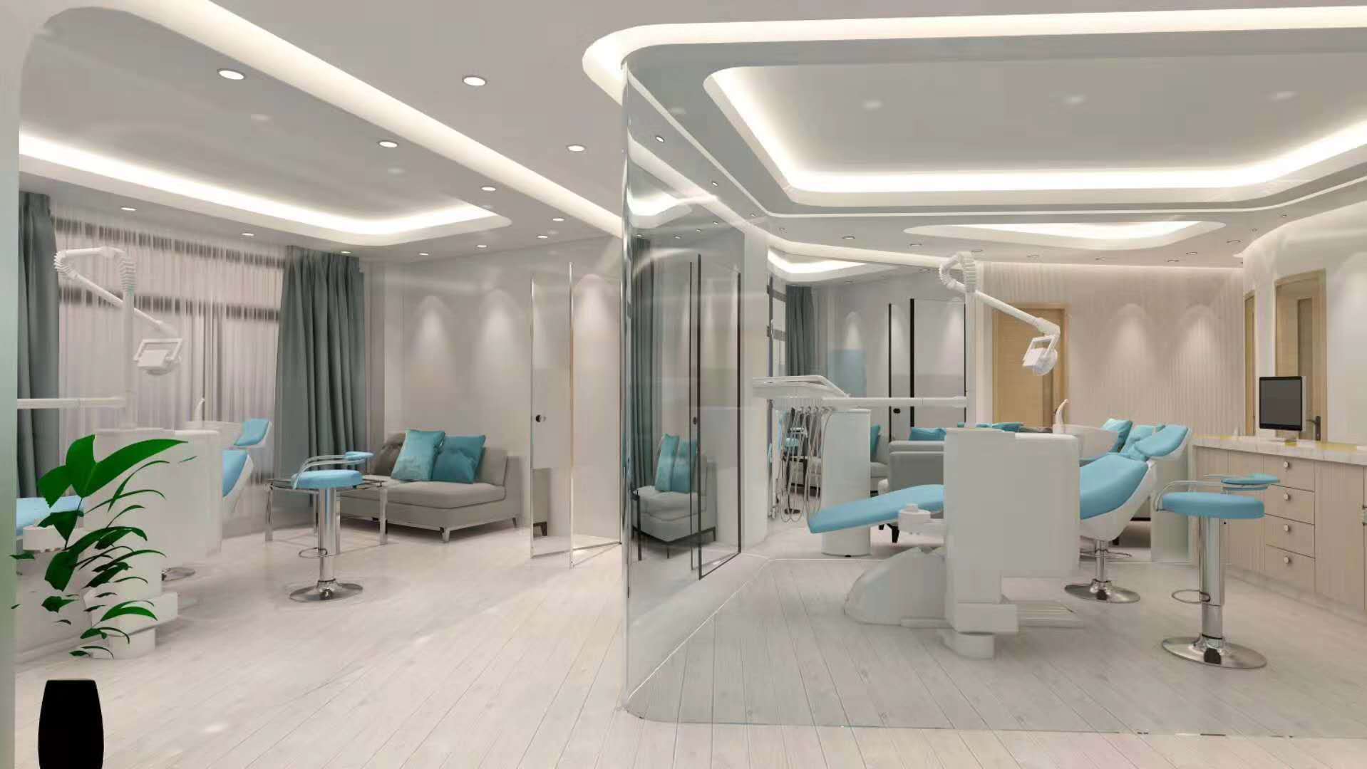 济南口腔门诊装修设计,连锁牙科诊所装修标准