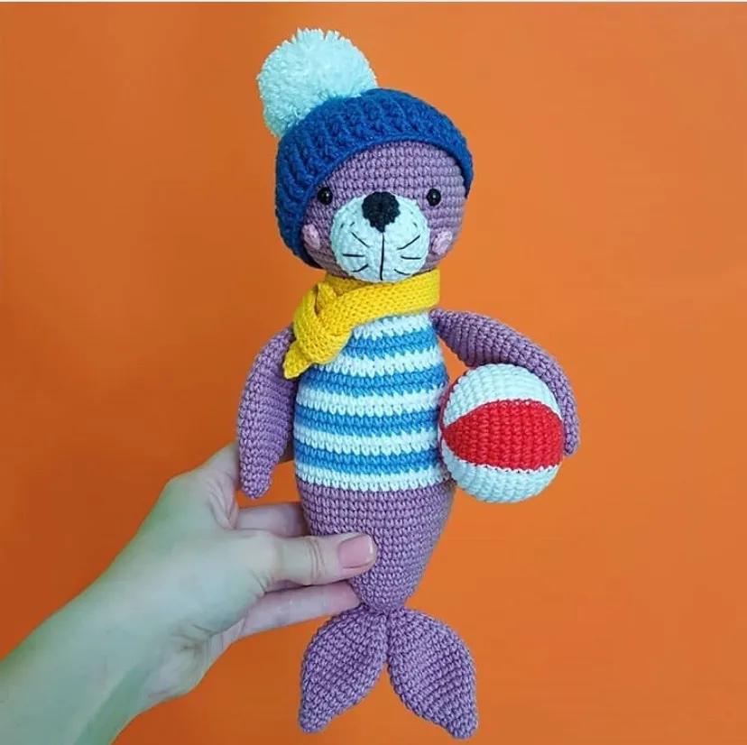 纯毛线钩织小玩意,最火毛线钩织