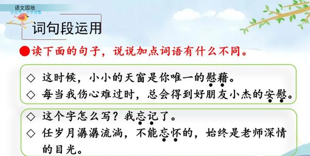 部编版四年级语文园地八知识梳理,部编版四年级下册语文园地八讲解