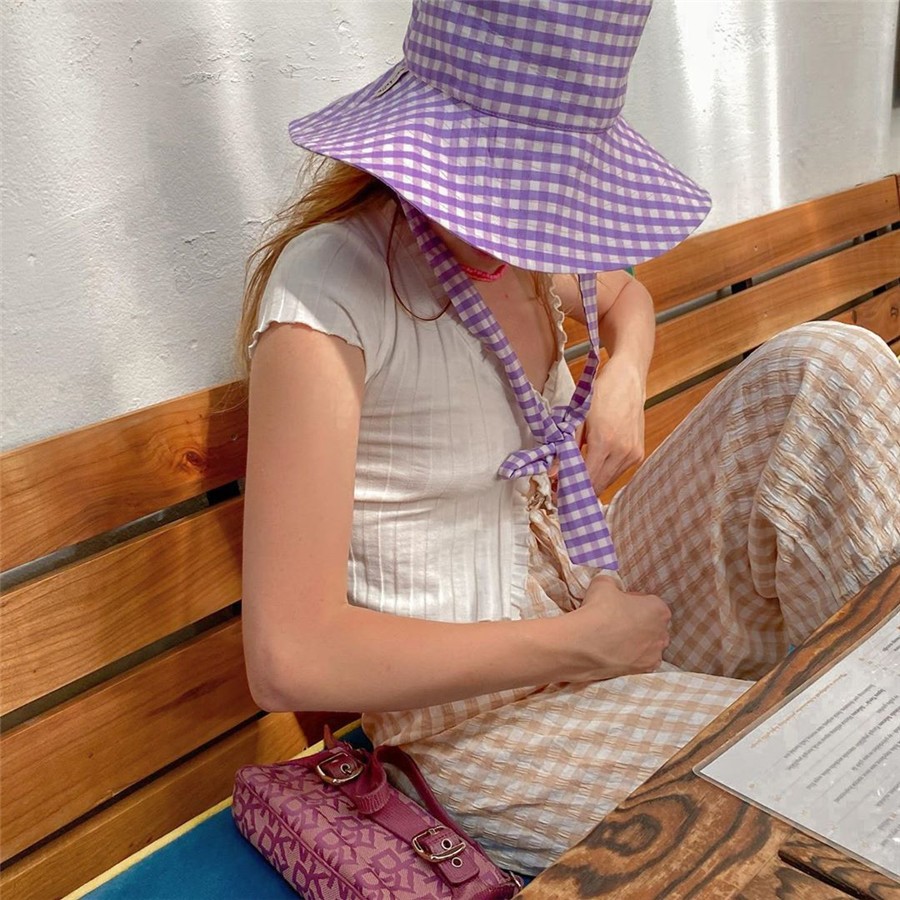 配饰帽子渔夫帽,适合圆脸型的渔夫帽