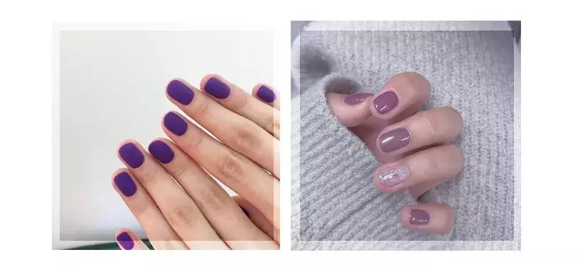 适合黄黑皮裸色指甲油,4款显手白的指甲油颜色淡粉色