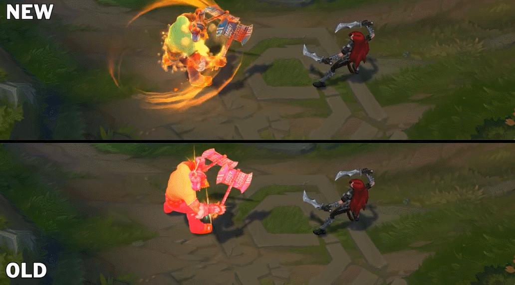 lol奥拉夫皮肤手感排行手游,lol奥拉夫冰河时代皮肤有特效吗