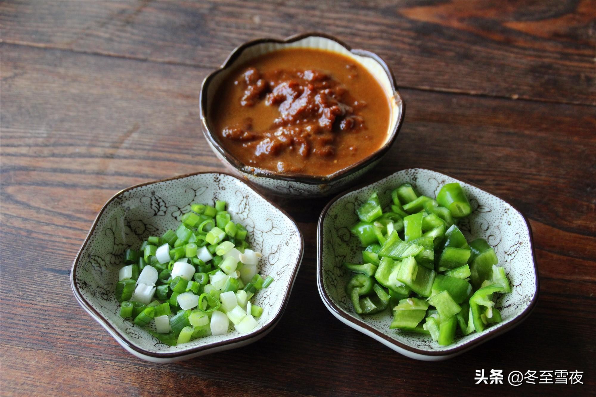 炸鸡蛋酱用什么大酱好吃,吃东北蘸酱菜家庭版