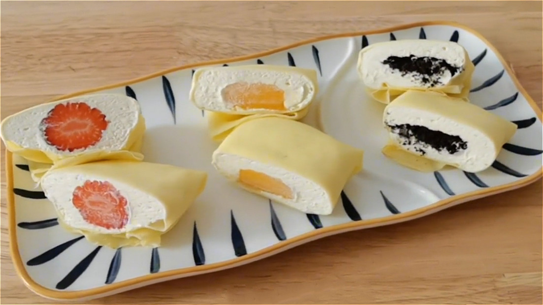 自制班戟蛋糕,甜品班戟怎么做