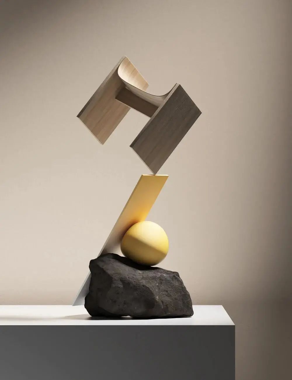 极简风格石材,极简原木风设计