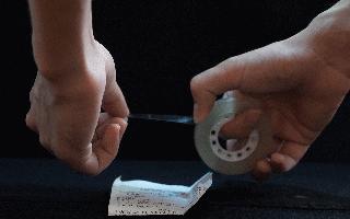 自制购物小票制作手绘,制作购物小票