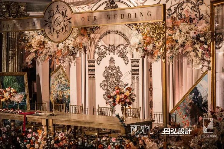 莫奈宫廷风婚礼,神秘梦幻的法式莫奈花园婚礼