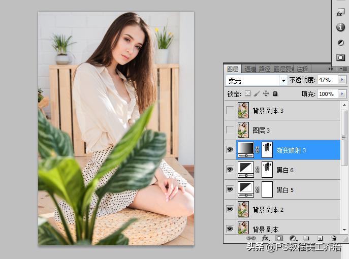 ps里面的黑白调色有什么技巧,ps调色技巧黑金色调实战详细教程