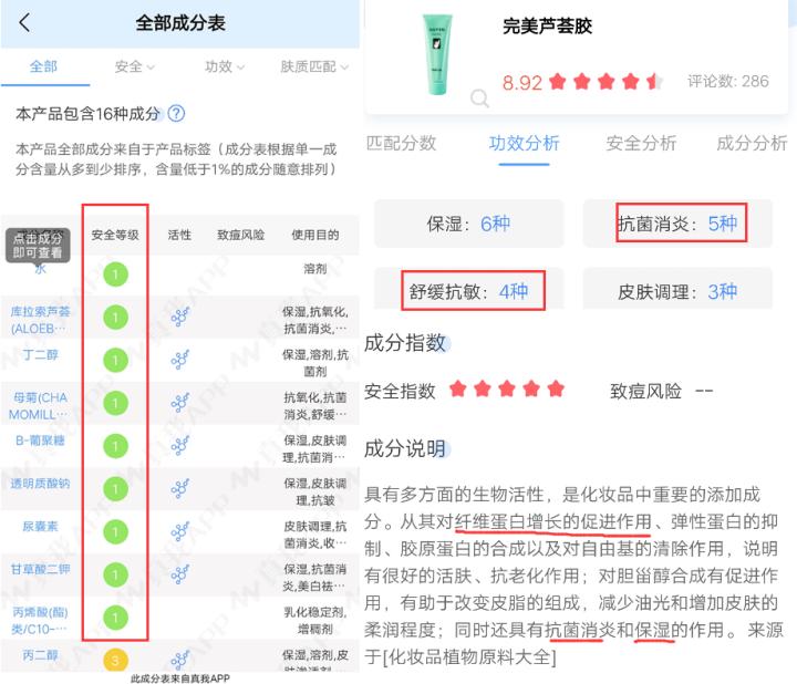 完美芦荟胶和别的芦荟胶的区别,自然乐园芦荟胶和完美哪个更祛痘