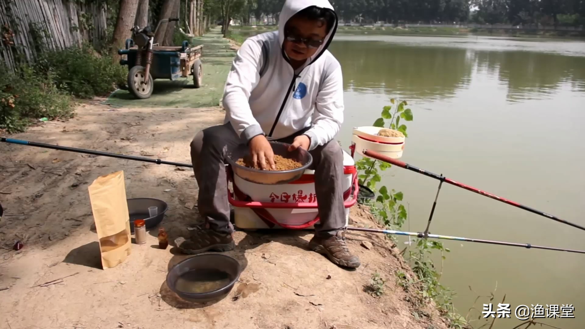 野钓散炮正确开饵方法,散炮到底怎么开