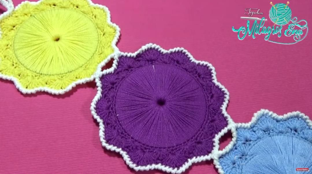 废旧光盘钩针收纳,可以钩什么物件好看又实用