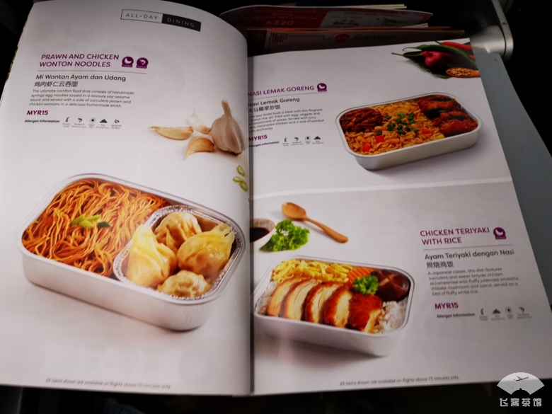 必须为亚航餐饮打call！椰浆鸡肉饭太惊艳了，真正的物美价廉