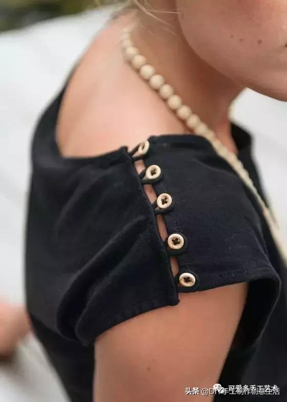 闲置的旧衣服,夏天旧衣服改造露肩衣