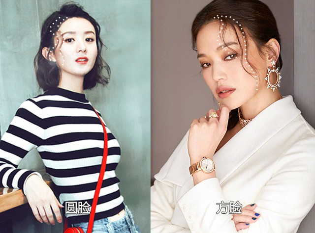 适合圆脸刘海发型女2021流行发型,2020年最流行中短的刘海