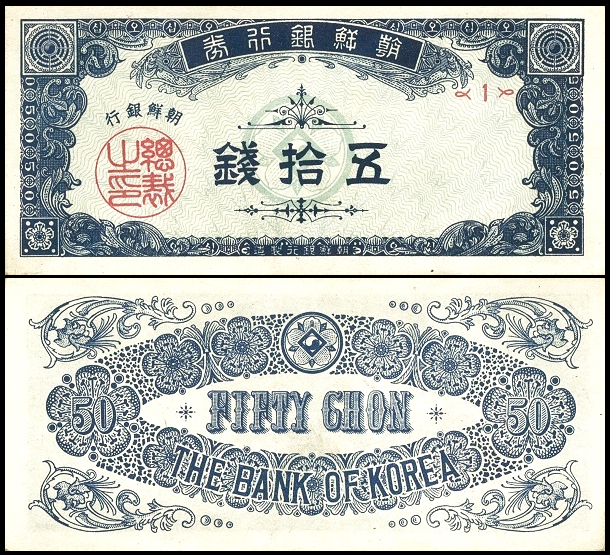 与通胀相伴,面值一路飙升的韩国钞票