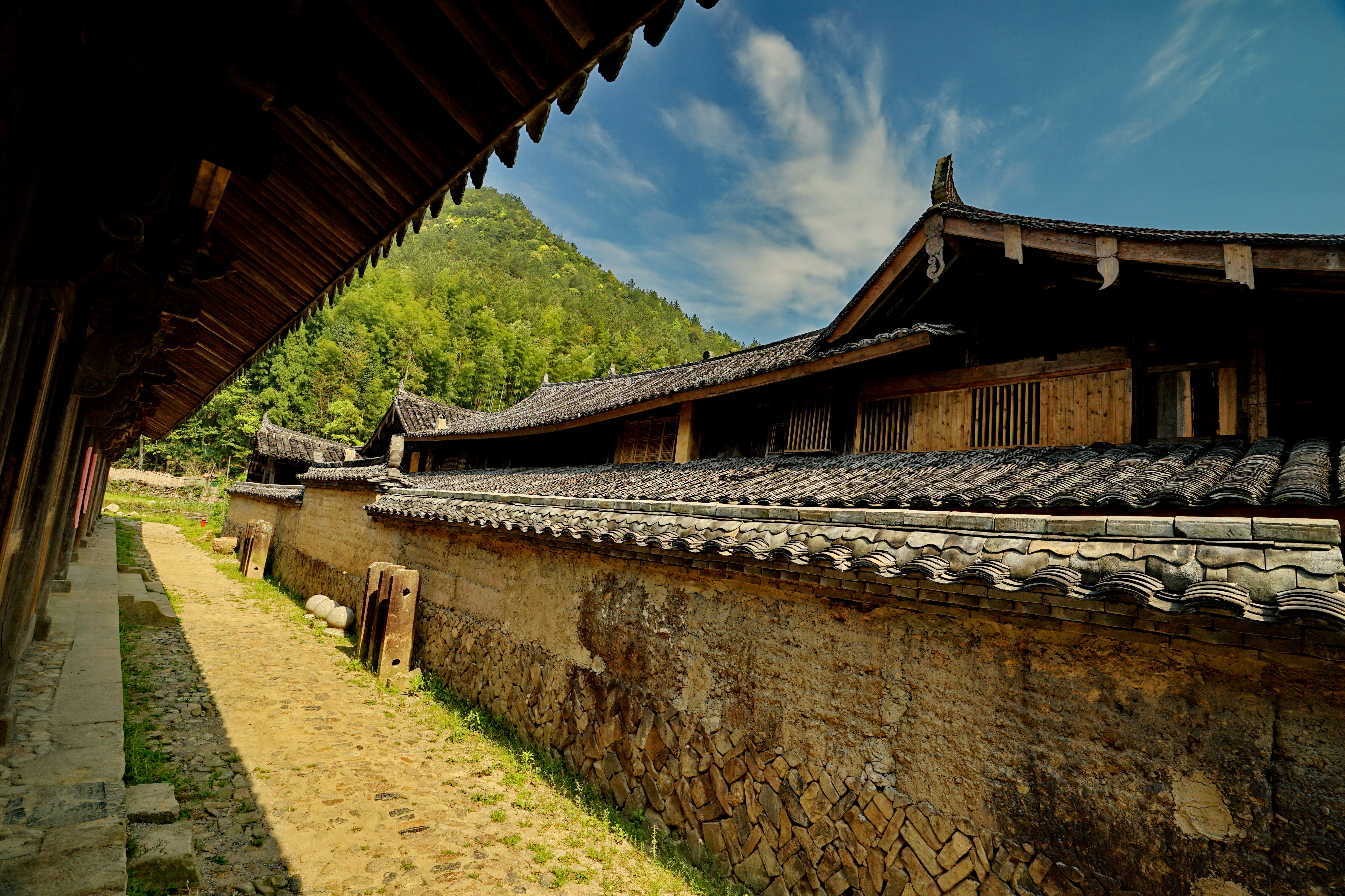 泰顺古建筑古村,泰顺古建园林