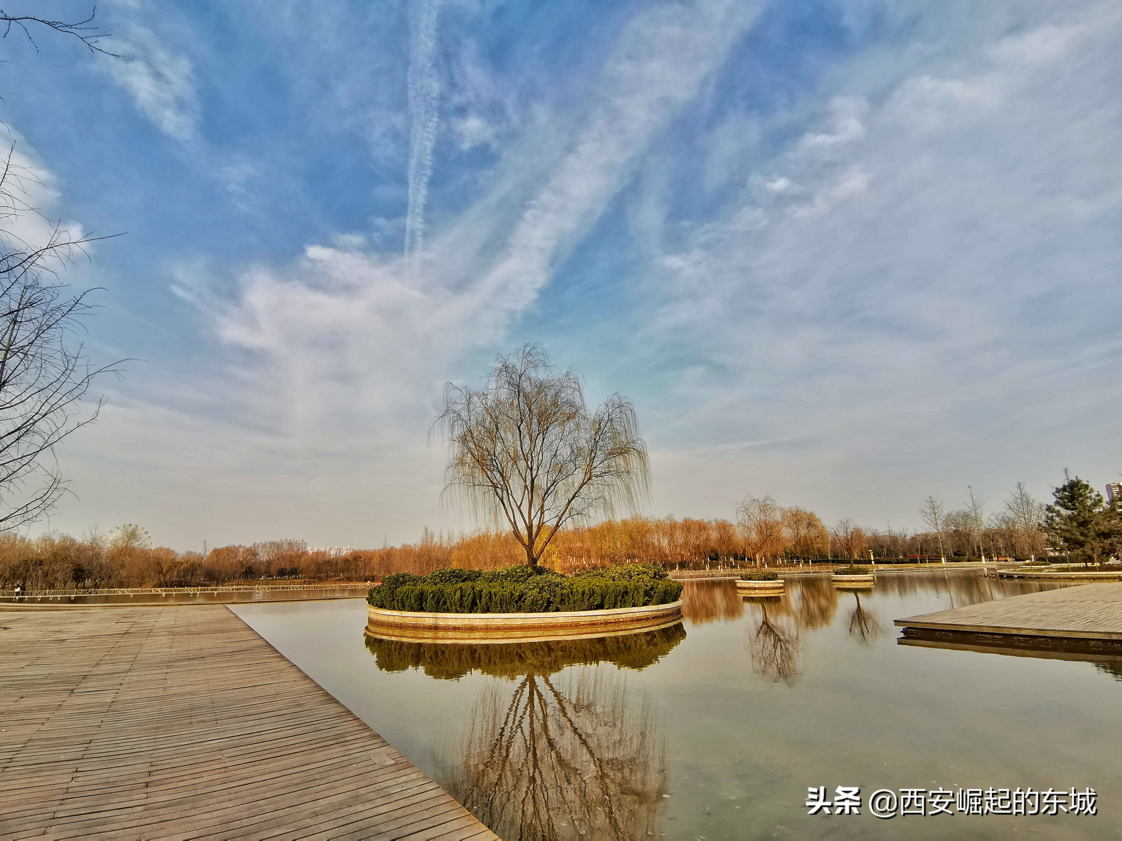 西安浐灞国家湿地公园最美航拍,西安市浐灞国家湿地公园