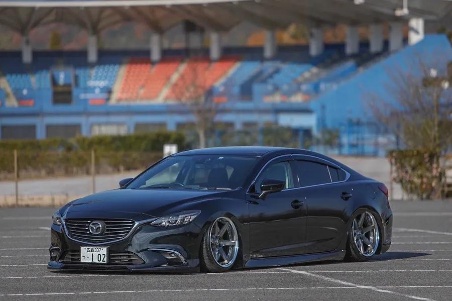 阿特兹轮毂改装案例,马自达阿特兹改装案例