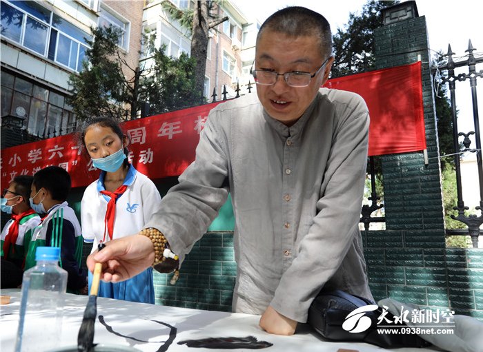 天水市伏羲路逸夫小学春季运动会,天水伏羲路逸夫小学国学进校园