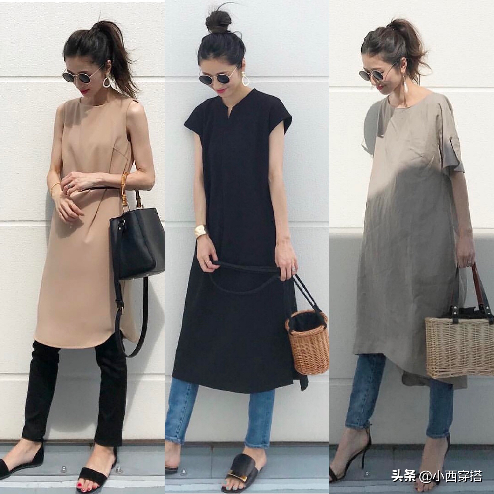 韩国穿搭ins时尚春夏穿搭,春夏季时髦穿搭