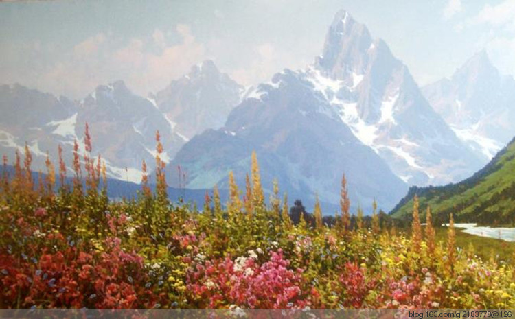 俄罗斯画家画油画海景风景,尤恩乌格罗油画风景作品