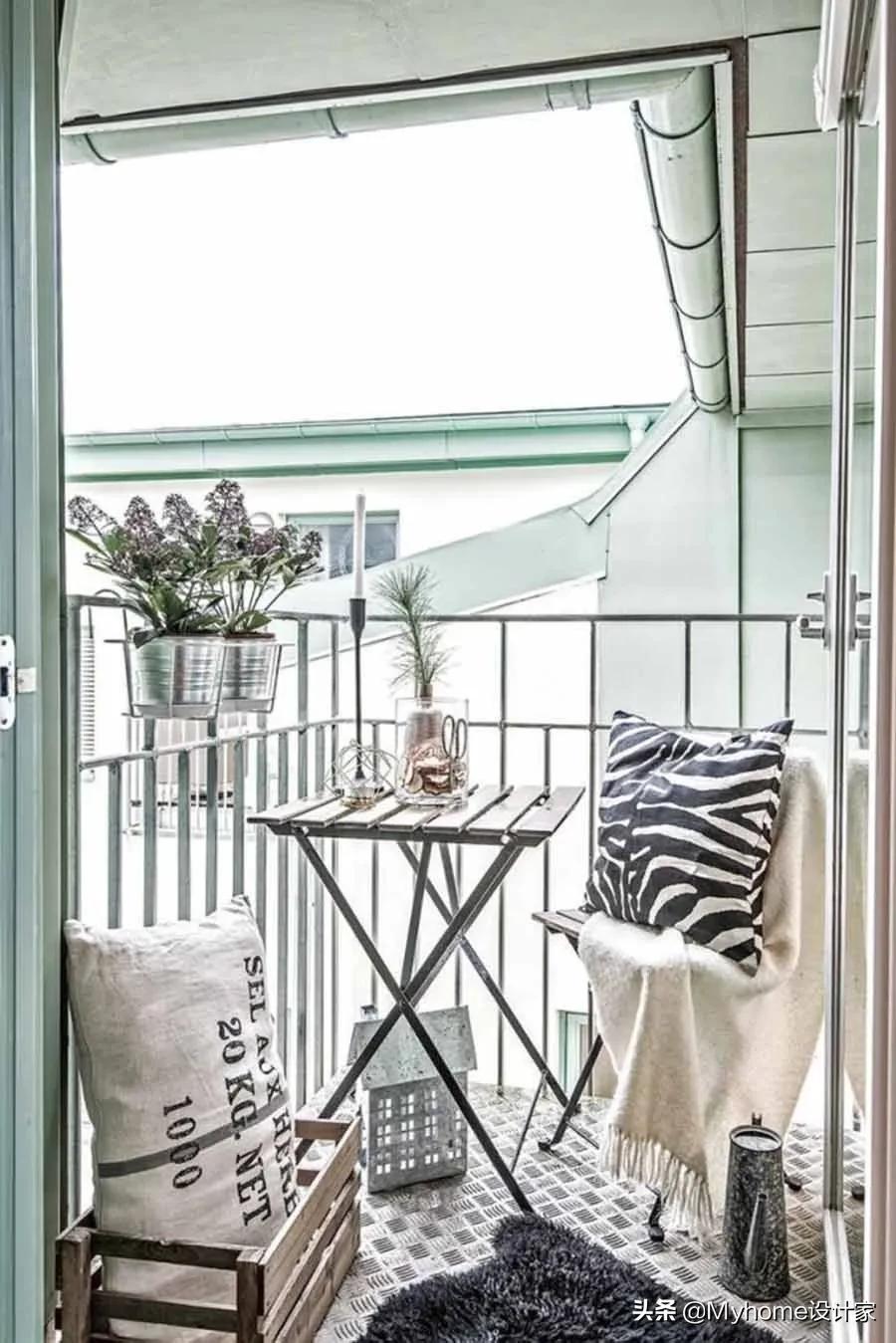 超好看的阳台装修,8米长超长阳台怎么装修好看