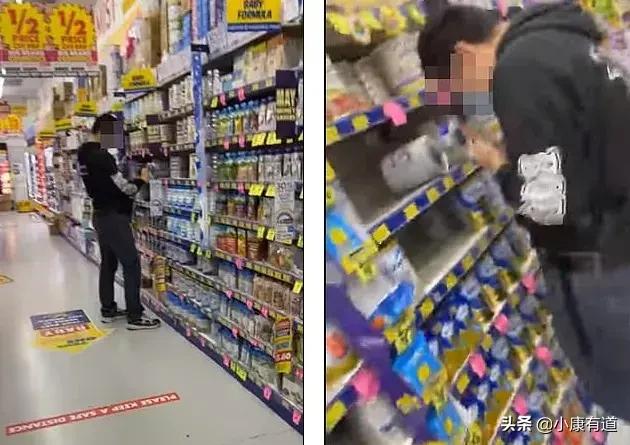 网络疯传中代购疯抢奶粉，在罐子上签名发视频引澳人震怒