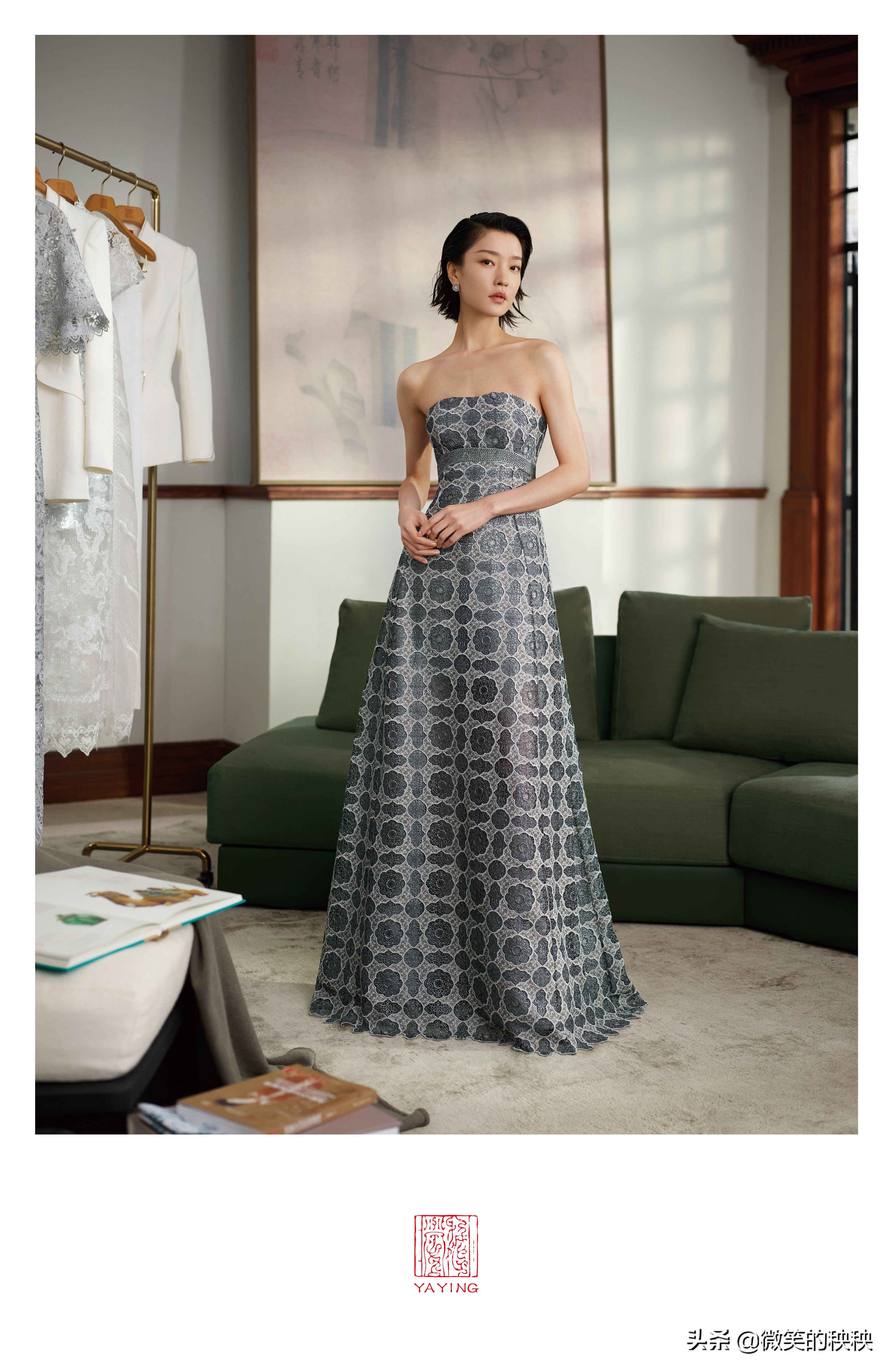 每一个优雅女性都该拥有一件的雅莹私定礼服,满满的东方华韵