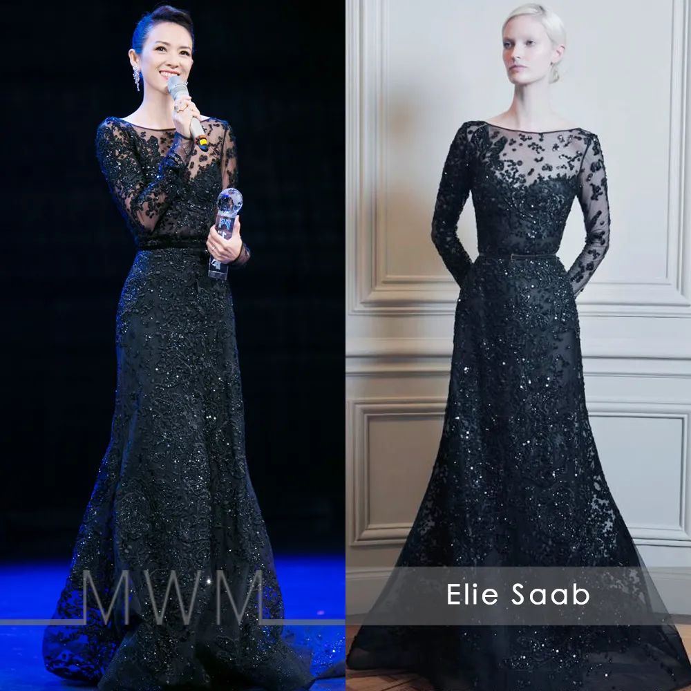 女明星穿eliesaab高定,eliesaab高定给明星穿收费吗
